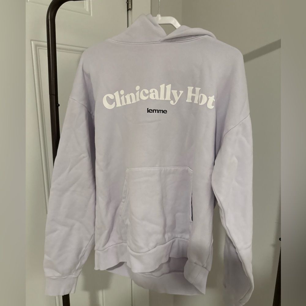 Lemme Clinically Hot Lavender Hoodie